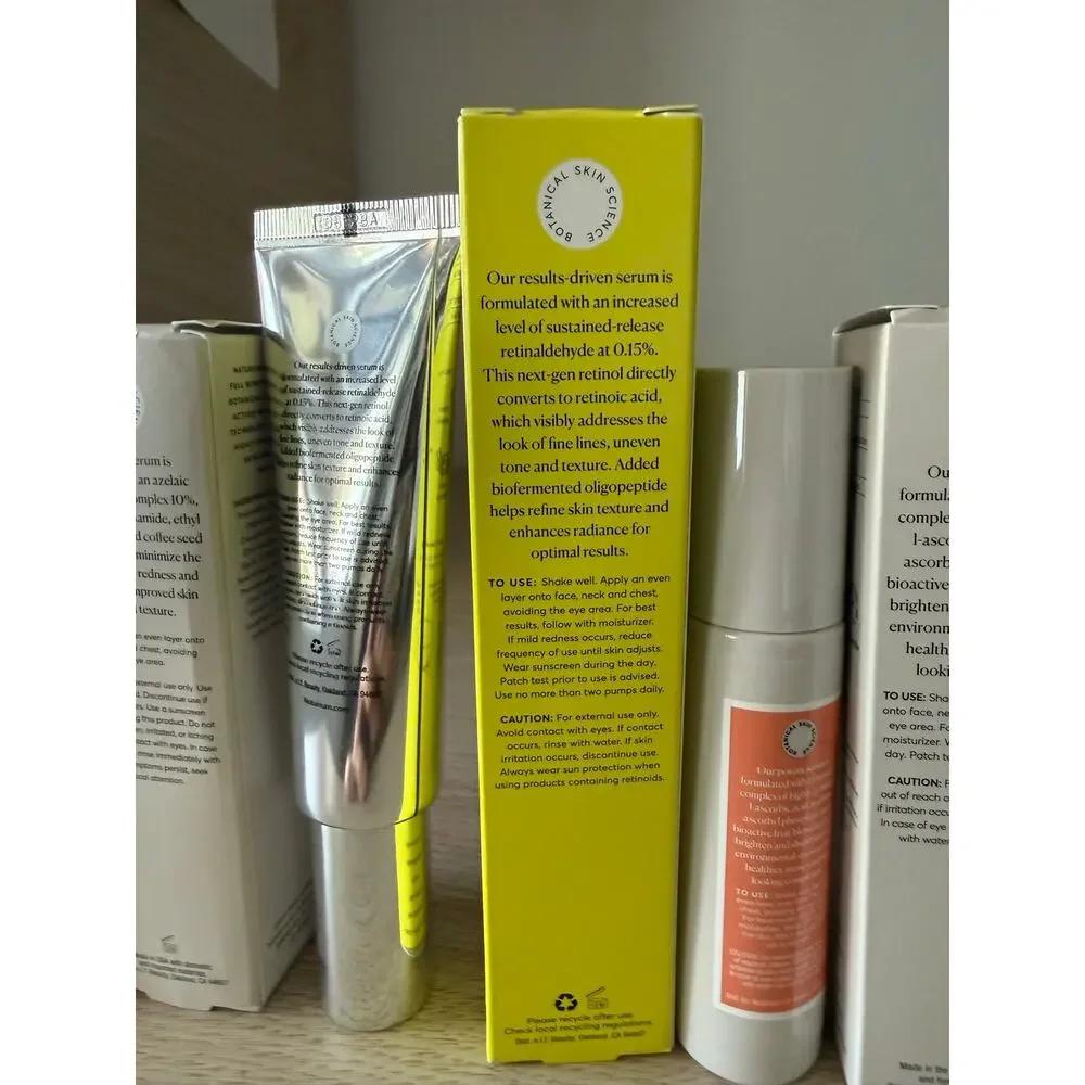 $54 New Naturium Skincare Bundle Retinaldehyde, 10% Vitamin C